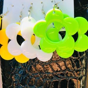 3(pack) Bulk Earrings Flower
